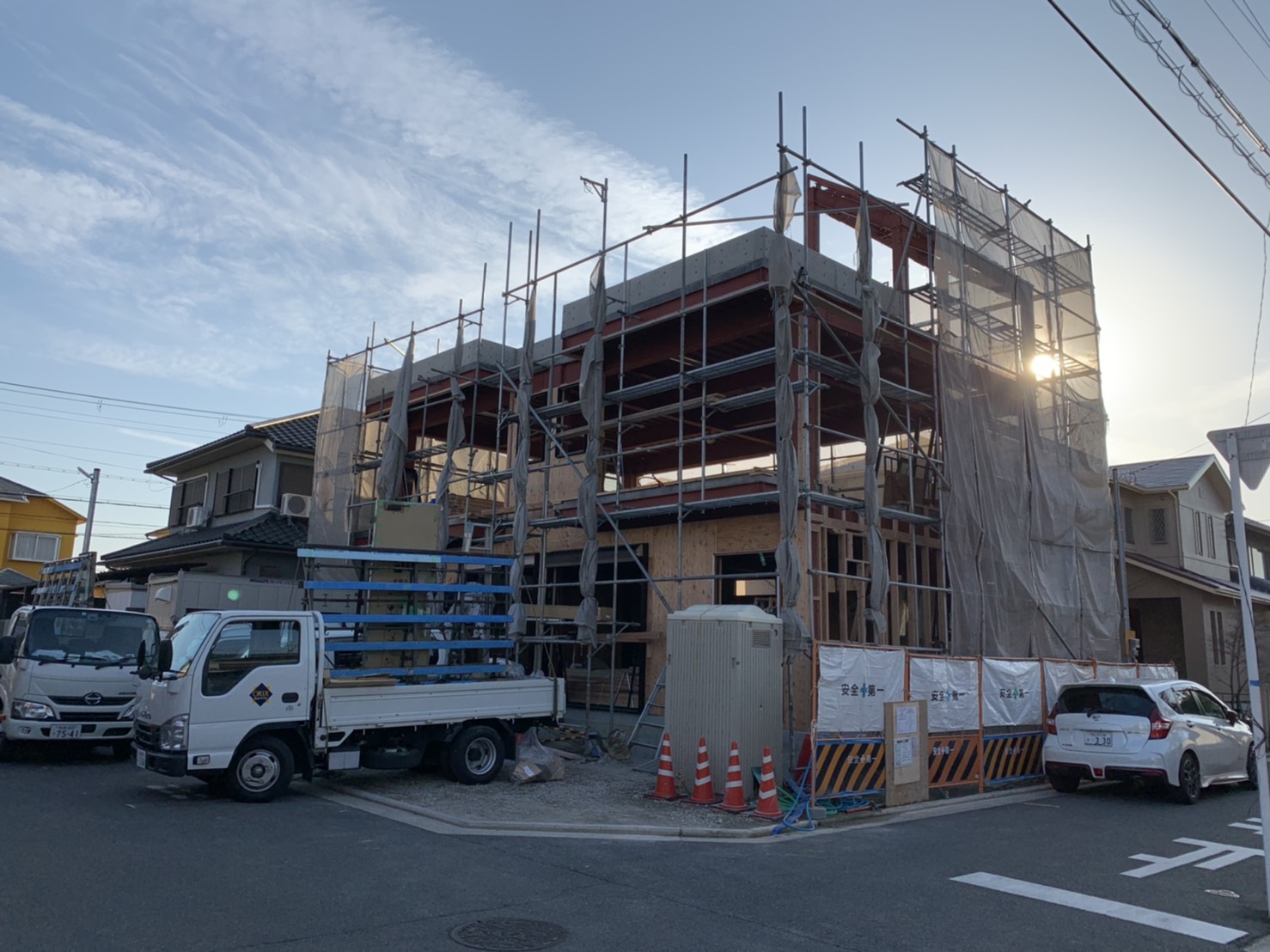【進捗状況】堺市東区　某新築工事